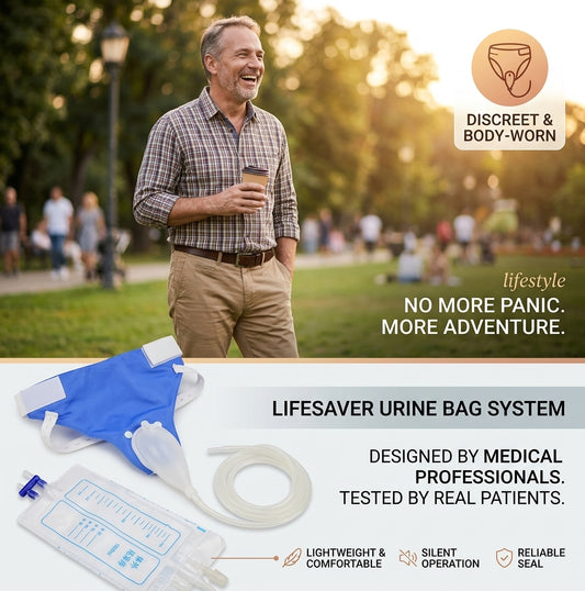 Urine Bag Finally — Freedom of Movement Without the Fear of Leaks