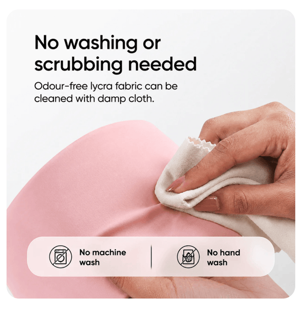 No Washing or Scrubbing Needed